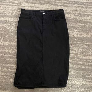 Seven Two denim black denim skirt